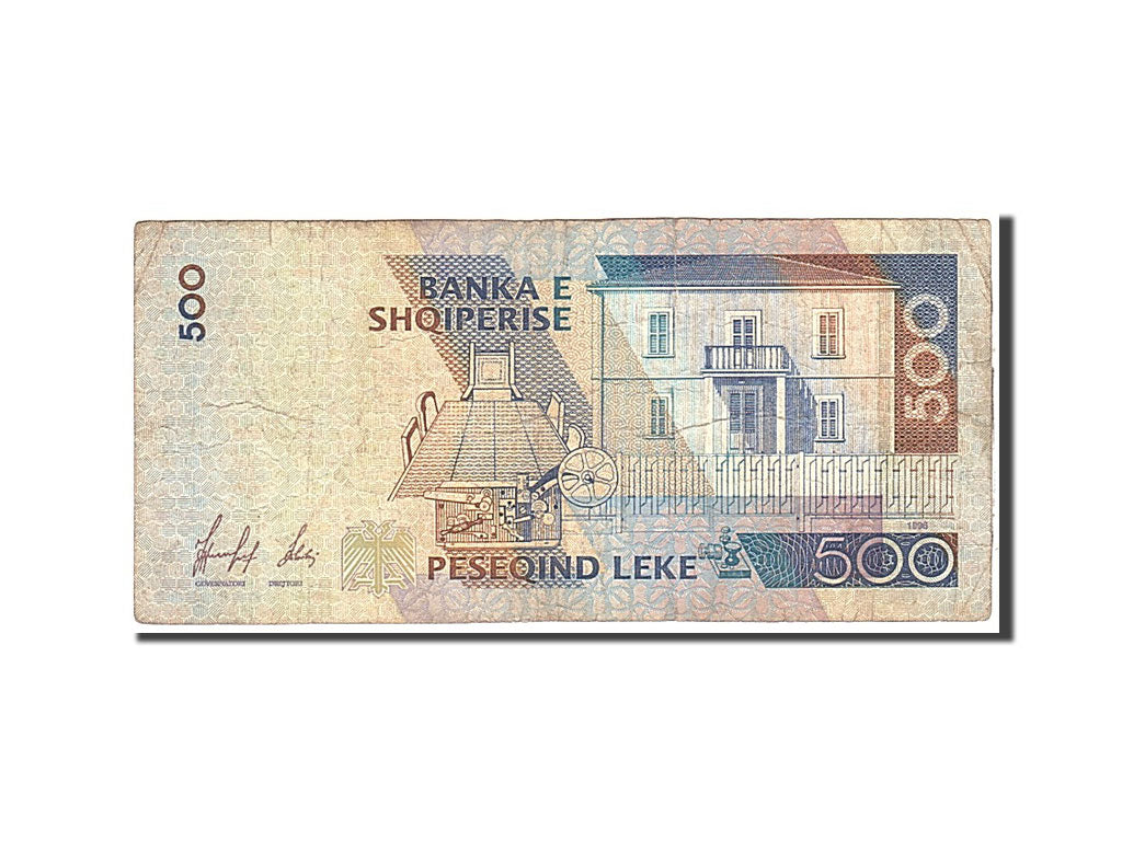 Albania, 500 Lekë, 1996, KM:64a, Undated, VF(20-25)