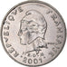 Moneda, Polinesia francesa, 10 Francs, 2001, Paris, EBC, Níquel