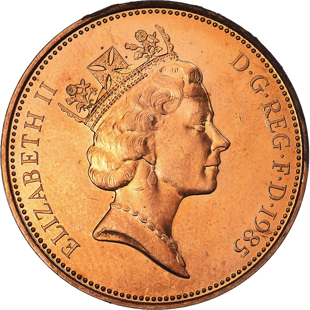 Münze, Großbritannien, 2 Pence, 1985, UNZ, Bronze