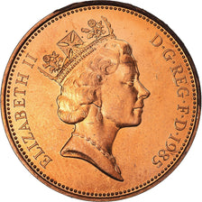 Münze, Großbritannien, 2 Pence, 1985, UNZ, Bronze