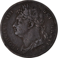 Großbritannien, George IV, Farthing, 1822, S+, Kupfer