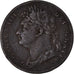 Großbritannien, George IV, Farthing, 1822, S+, Kupfer