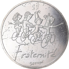 France, 10 Euro, Monnaie de Paris, Sempé - Printemps - Fraternité, 2014