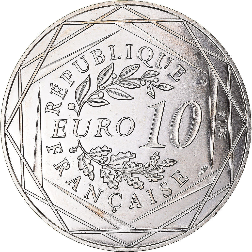 France, 10 Euro, Monnaie de Paris, Sempé - Printemps - Fraternité, 2014