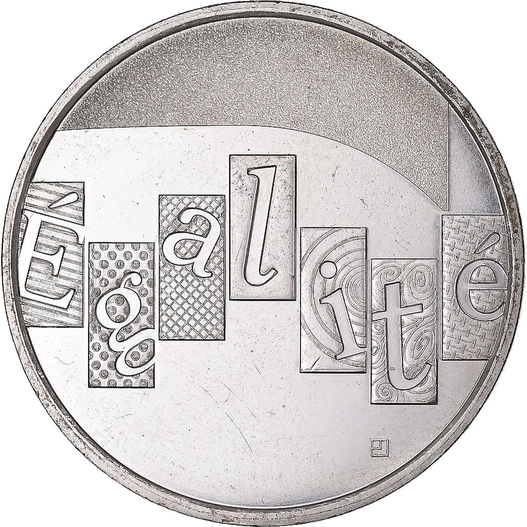 Francia, 5 Euro, 2013, Egalité, EBC+, Plata