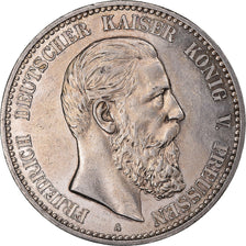 Coin, Germany, Frederik V, 5 Mark, 1888, AU(50-53), Silver
