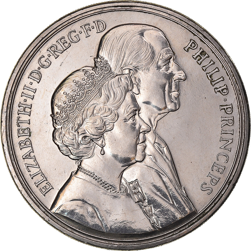 Coin, Great Britain, Elizabeth II, 5 Pounds, 1997, MS(60-62), Silver, KM:977a