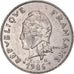 Moneda, Polinesia francesa, 20 Francs, 1986, MBC+, Níquel