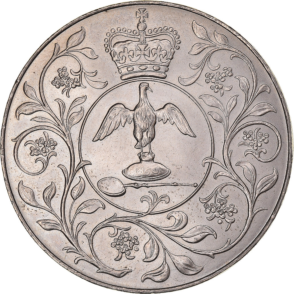 Coin, Great Britain, Elizabeth II, 25 New Pence, 1977, AU(50-53), Silver