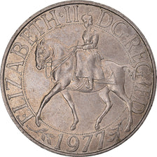 Coin, Great Britain, Elizabeth II, 25 New Pence, 1977, AU(55-58), Silver