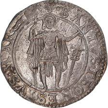 Monnaie, États italiens, Messine, Pierluca II, Testone, 1528-1548, TTB, Argent