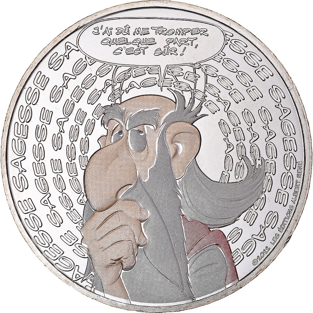 Frankreich, 10 Euro, 2022, Monnaie de Paris, Astérix - Sagesse, UNZ+, Silber