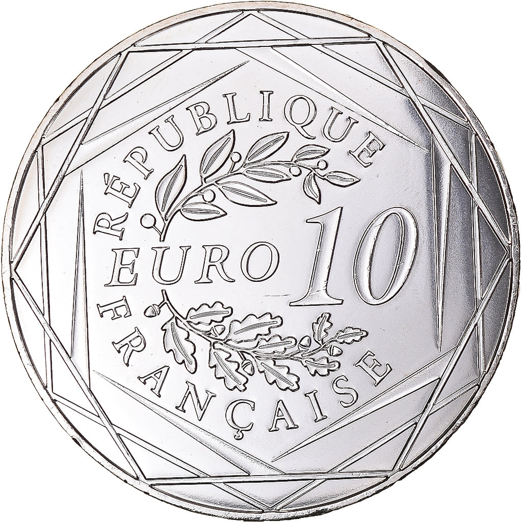 France, 10 Euro, 2019, Monnaie de Paris, Jacques Chirac, MS(64), Silver