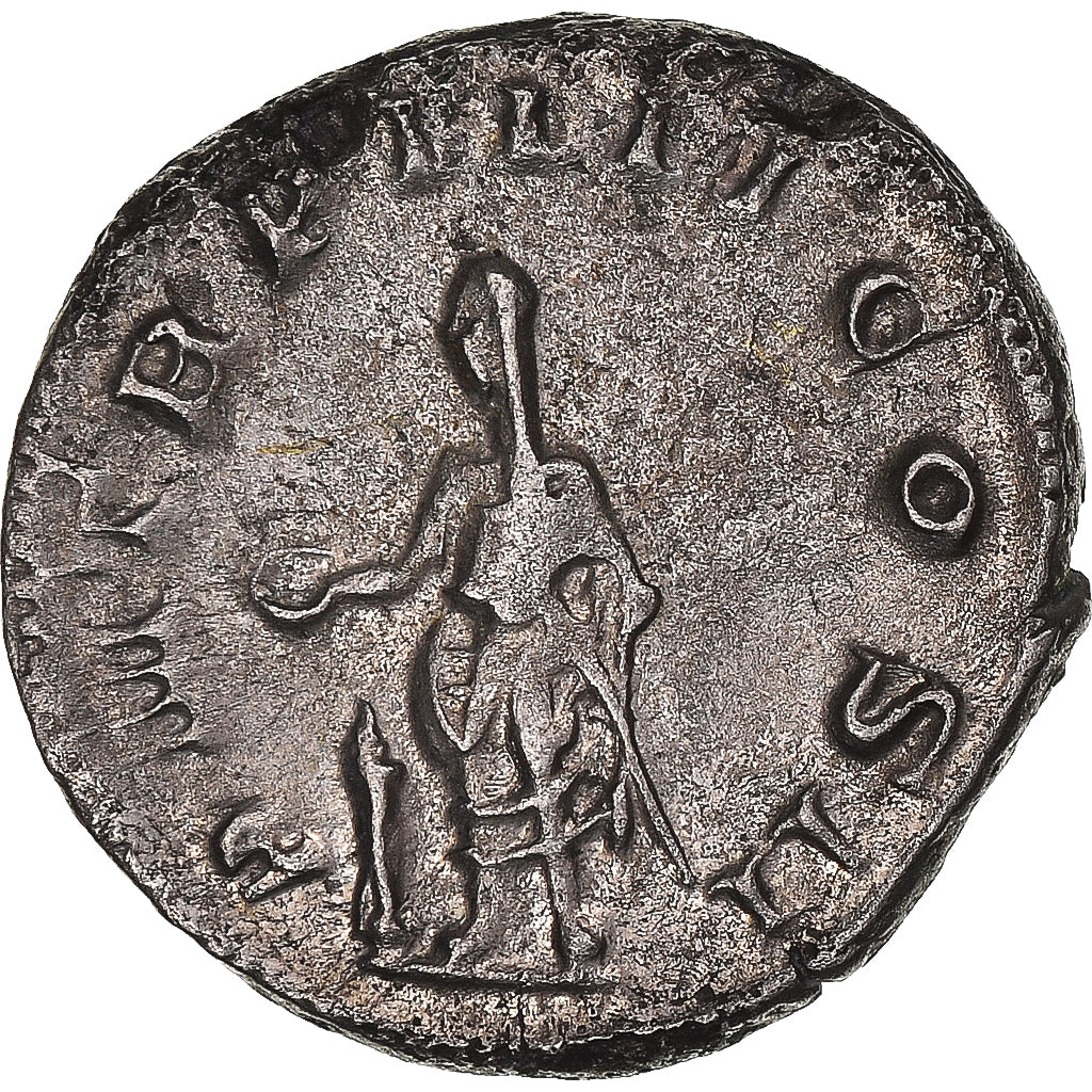 Moneda, Volusian, Antoninianus, 253, Rome, MBC, Plata, RIC:141