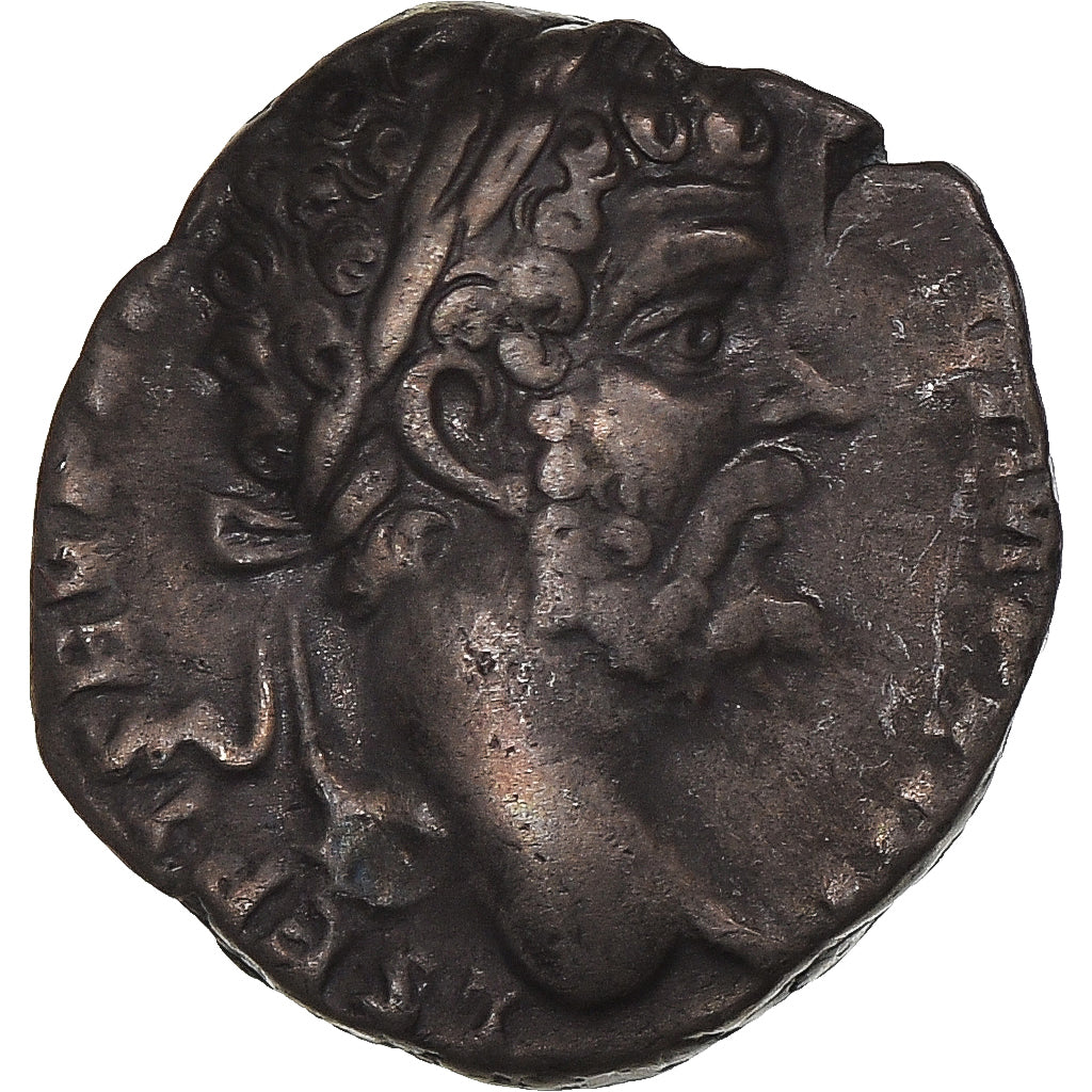 Moneda, Septimius Severus, Denarius, 196-197, Rome, MBC, Plata, RIC:74