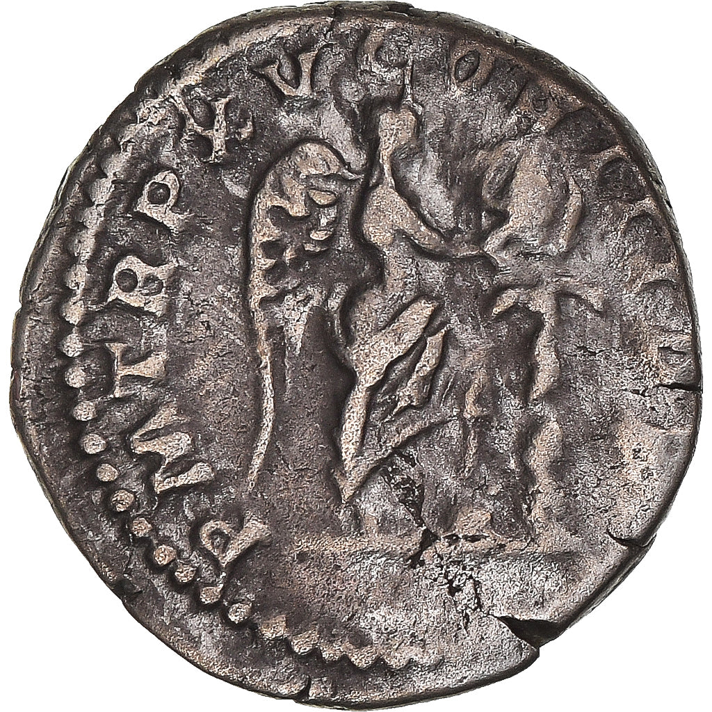 Moneda, Septimius Severus, Denarius, 207, Rome, MBC+, Plata, RIC:211