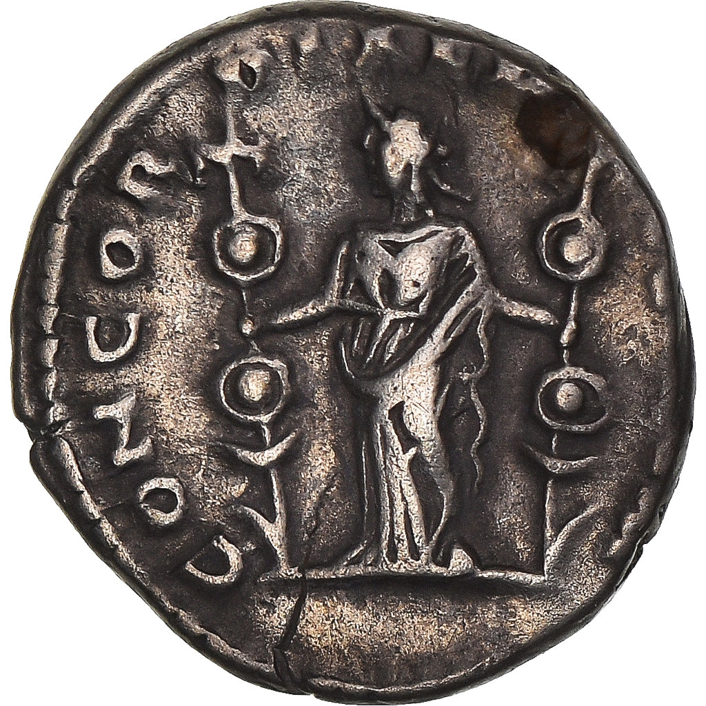 Moneda, Septimius Severus, Denarius, 197-198, Rome, MBC+, Plata, RIC:108