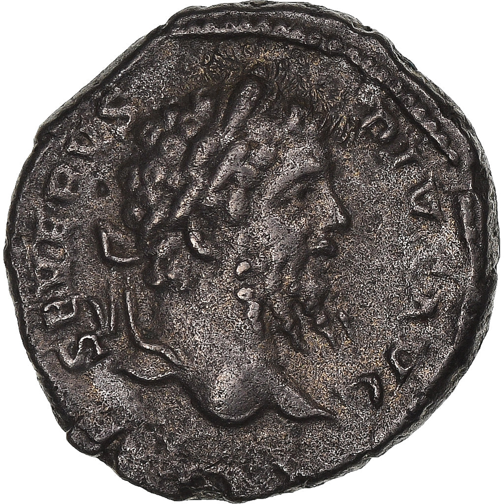 Moneda, Septimius Severus, Denarius, 202-210, Rome, BC+, Plata, RIC:253