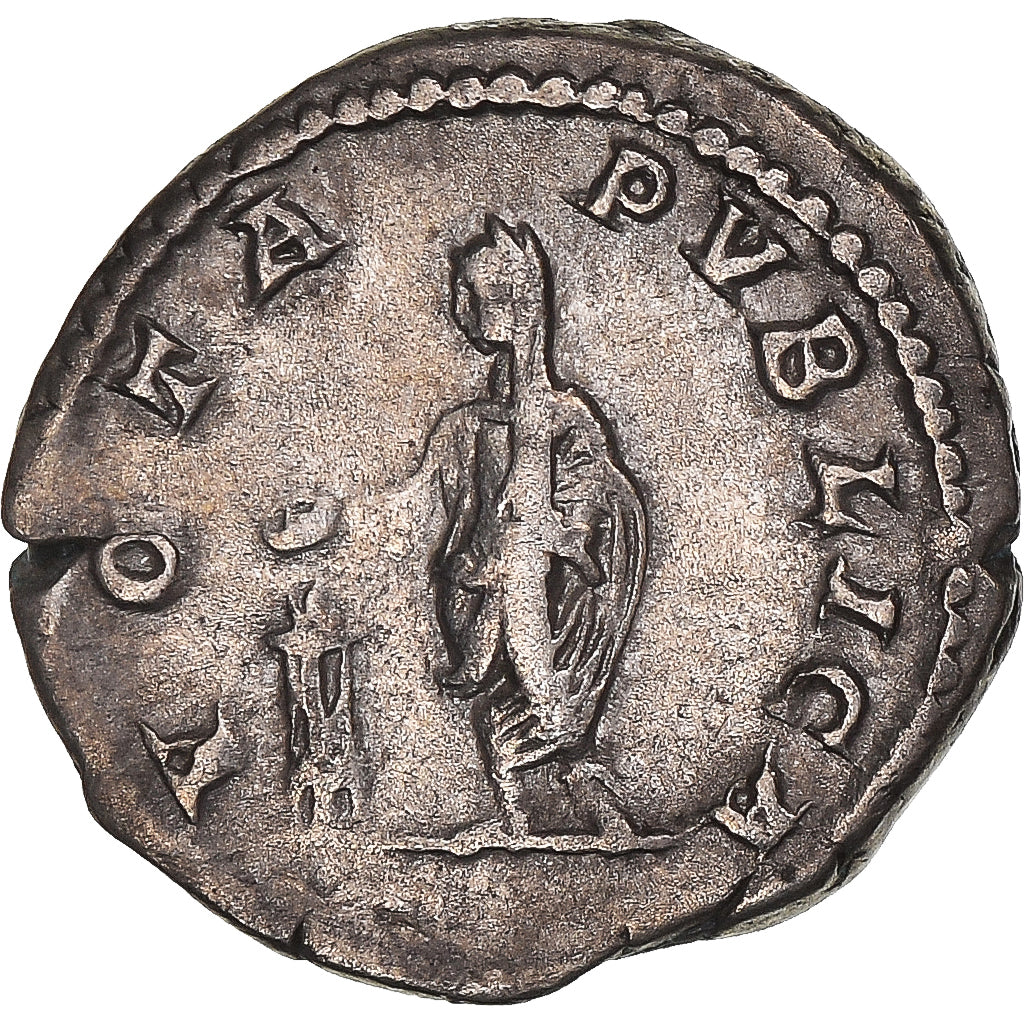 Moneda, Geta, Denarius, 203-208, Rome, MBC+, Plata, RIC:38b