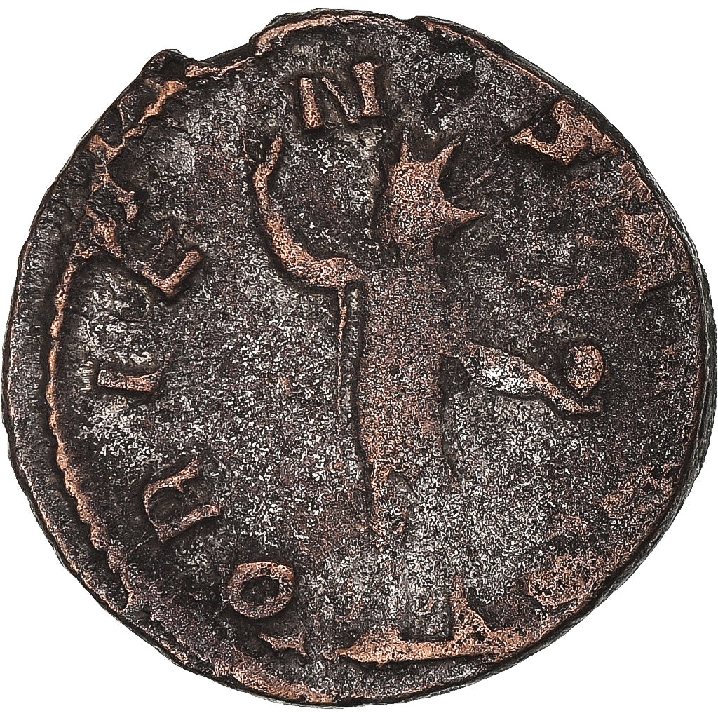 Moneta, Valerian I, Antoninianus, 258-259, Lyon, VF(20-25), Brąz powlekany