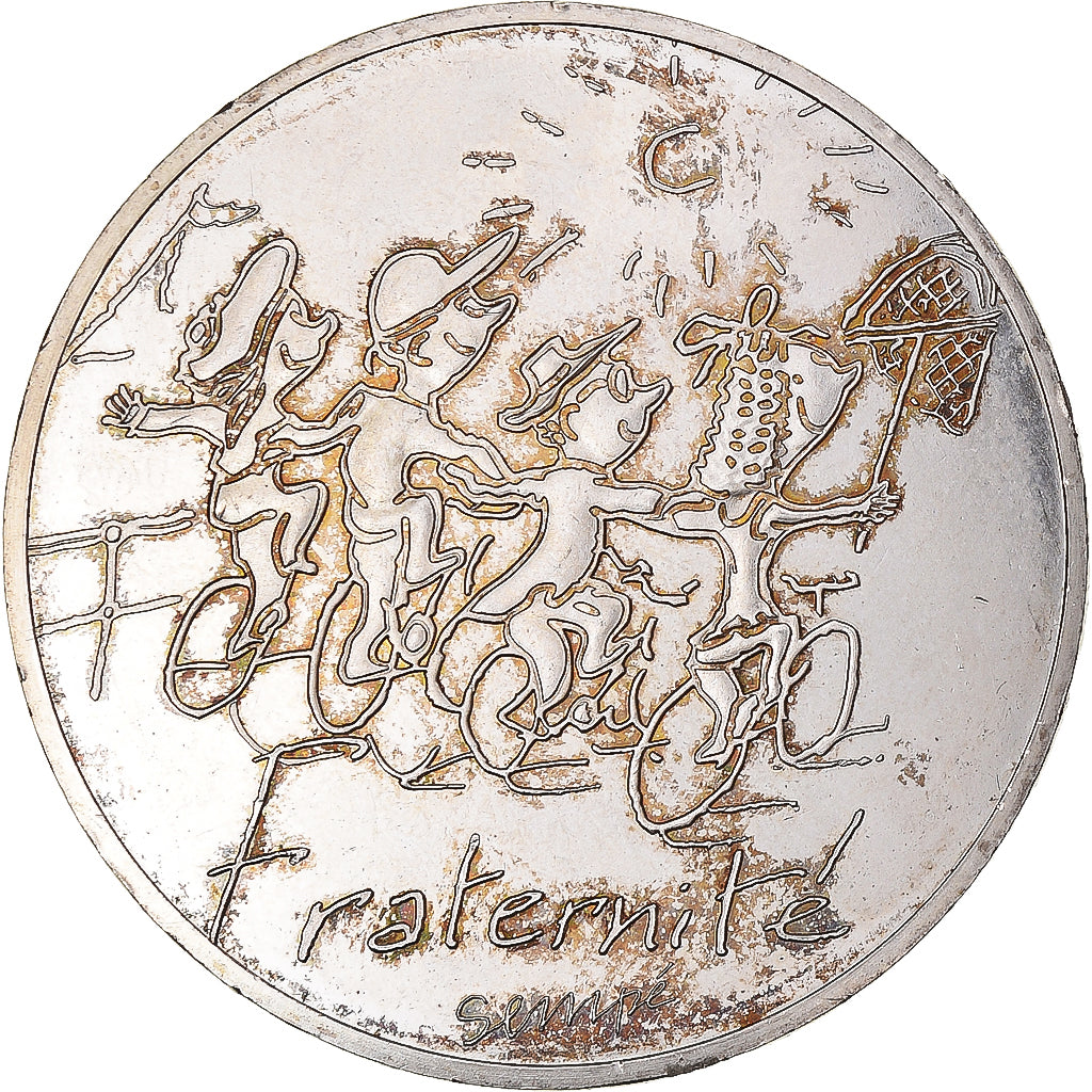 Francia, 10 Euro, 2014, Paris, Sempé Fraternité Été, EBC+, Plata