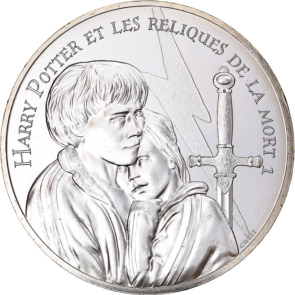 France, 10 Euro, 2021, Paris, Harry Potter et les Reliques de la mort 1.15/18 BU