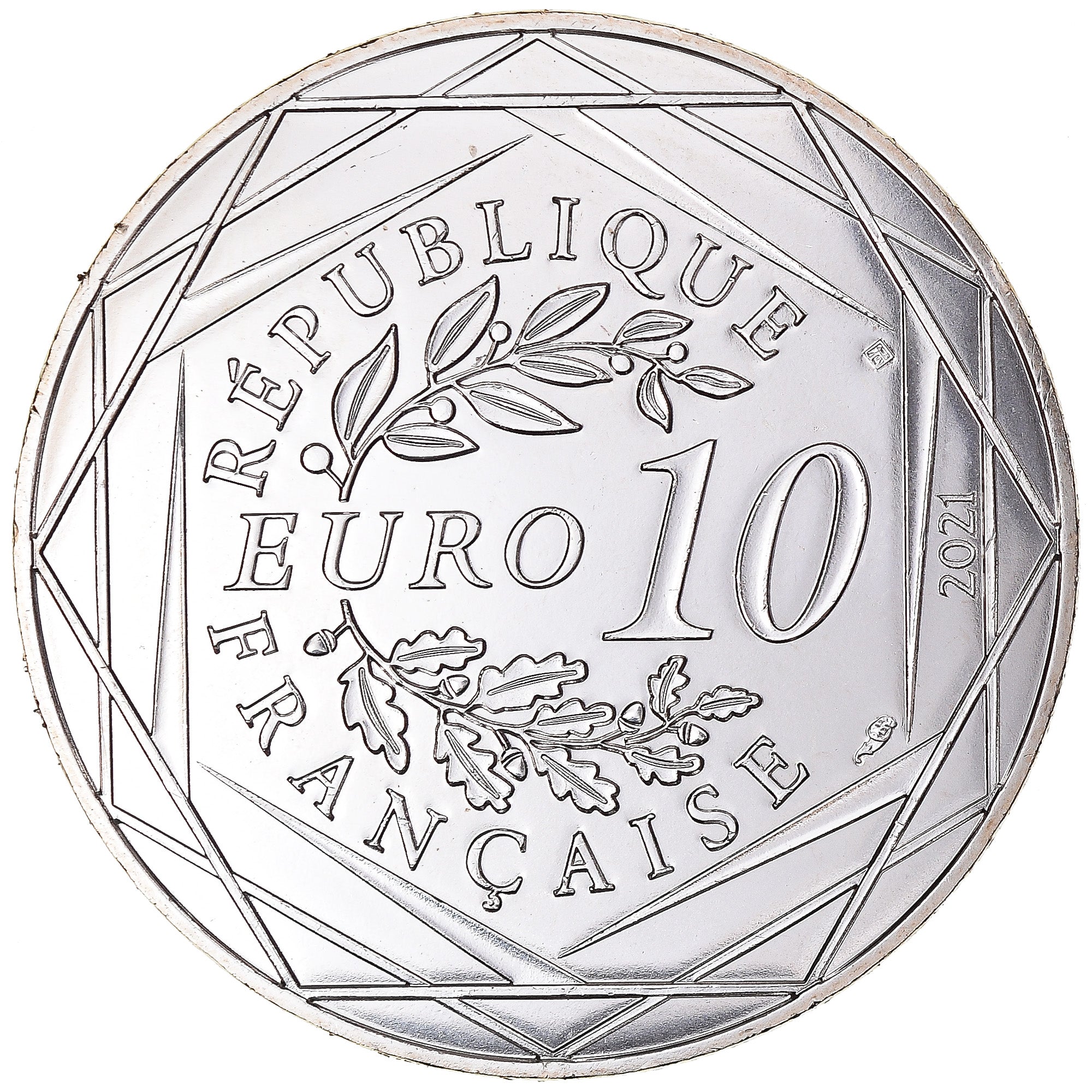 France, 10 Euro, 2021, Paris, Harry Potter et les Reliques de la mort 1.15/18 BU