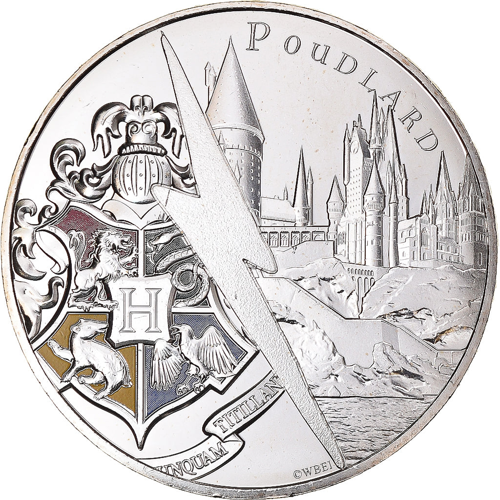 Frankreich, 10 Euro, 2021, Monnaie de Paris, Harry Potter. CHATEAU de