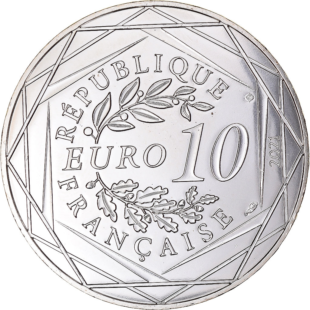 France, 10 Euro, 2021, Paris, Harry Potter et les Reliques de la mort 2.17/18 BU