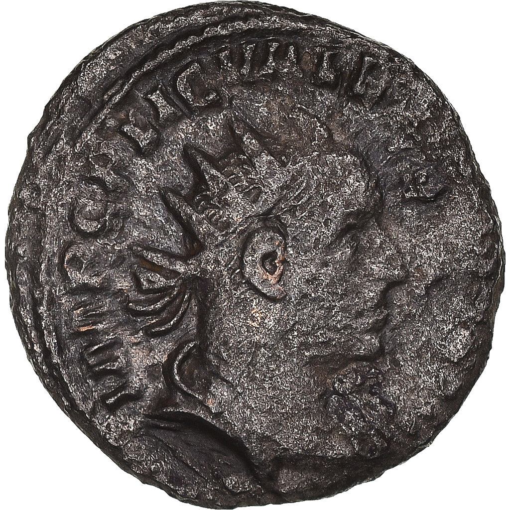 Moneda, Valerian I, Antoninianus, 253-260, BC+, Vellón