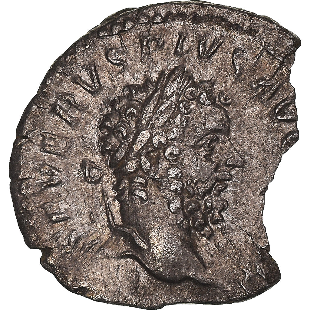 Moeda, Septimius Severus, Denarius, 210-211, Rome, Broken, AU(50-53), Prata