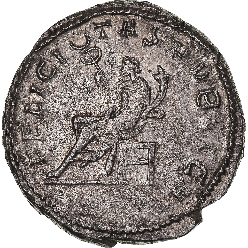 Moneda, Salonina, Antoninianus, 257-258, Lyon - Lugdunum, MBC, Vellón