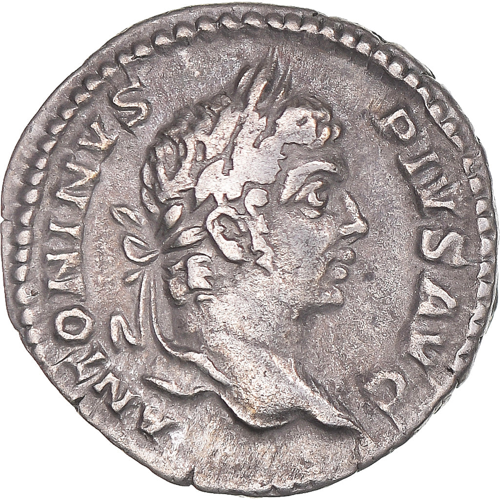 Moneda, Caracalla, Denarius, 206-210, Rome, MBC+, Plata, RIC:176