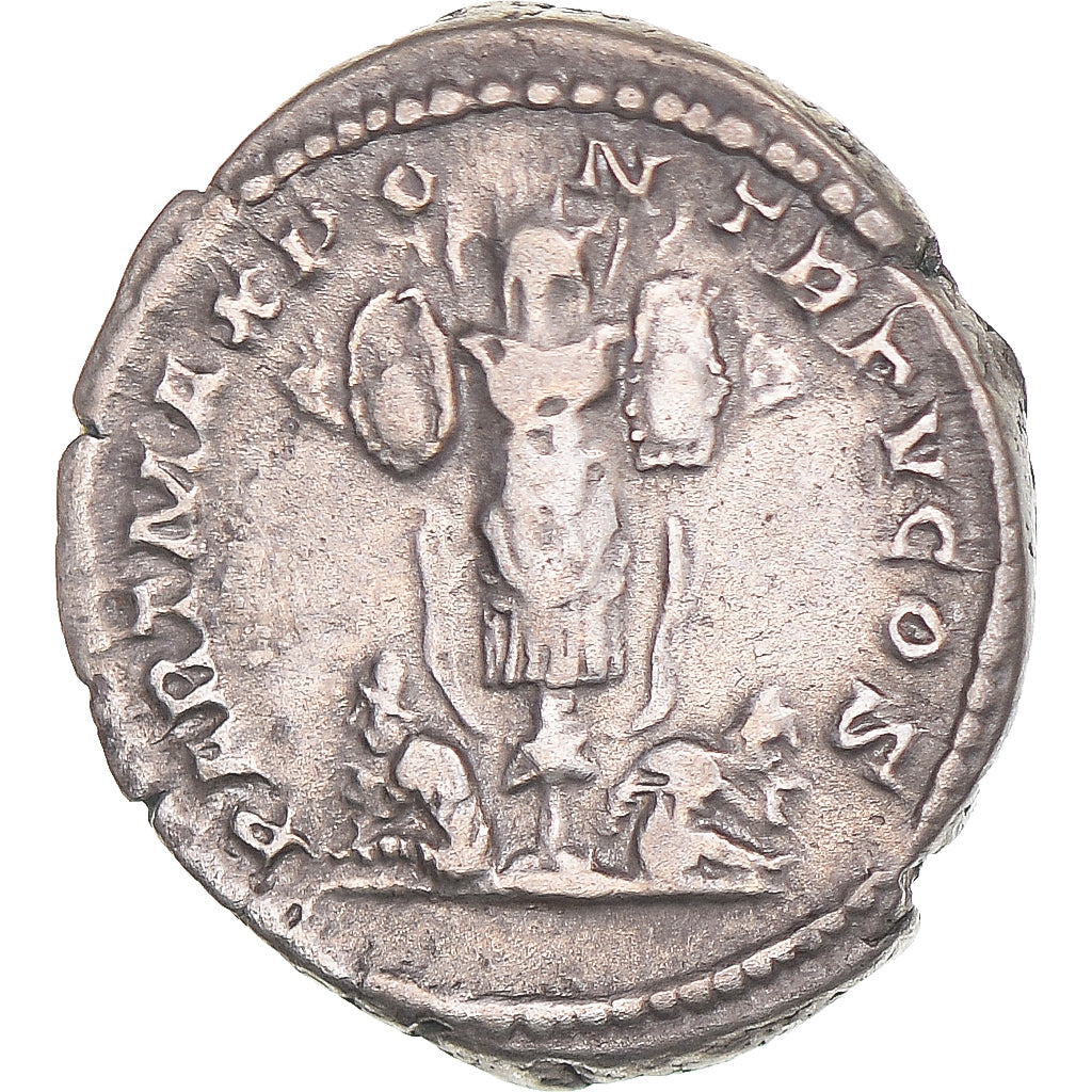 Moneta, Caracalla, Denarius, 201, Rome, VF(30-35), Srebro