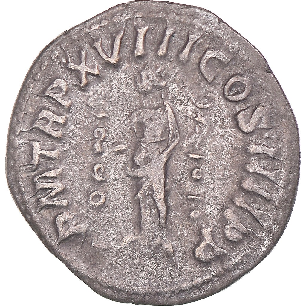 Moeda, Caracalla, Denarius, 198-217, Rome, AU(55-58), Prata