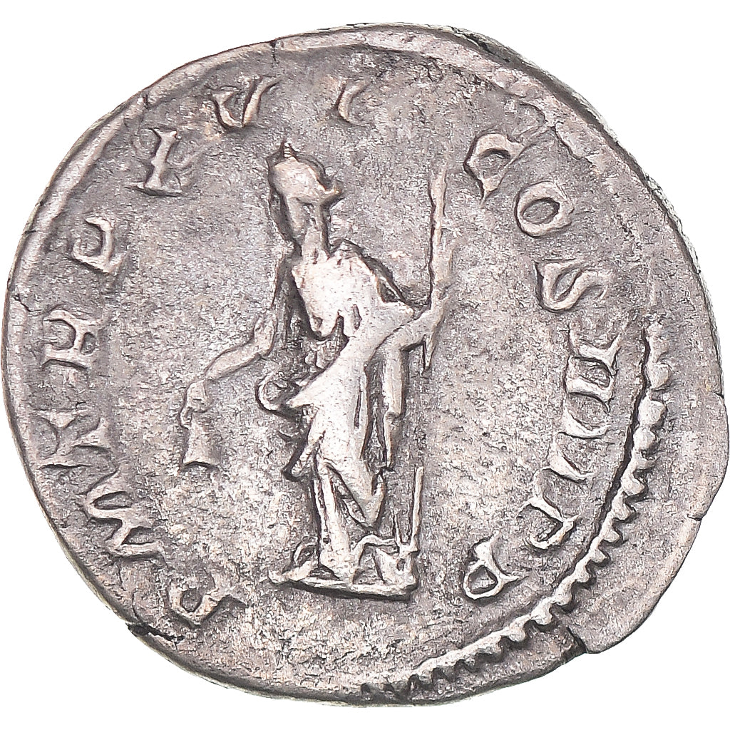 Moneda, Caracalla, Denarius, 198-217, Rome, BC+, Plata
