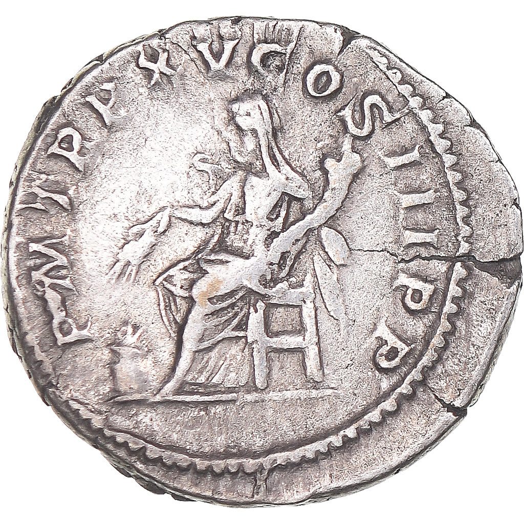 Moneda, Caracalla, Denarius, 212, Rome, MBC, Plata, Cohen:205