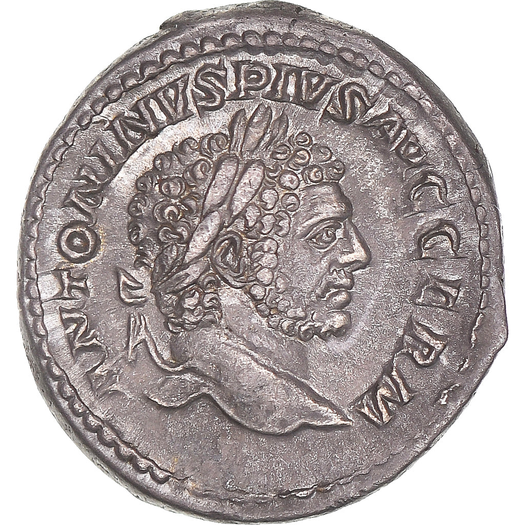 Moneda, Caracalla, Denarius, 215, Rome, EBC+, Plata, Cohen:307