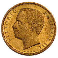 Italy, 20 Lire, 1905, Roma, KM #37, MS(60-62), Gold, 6.50