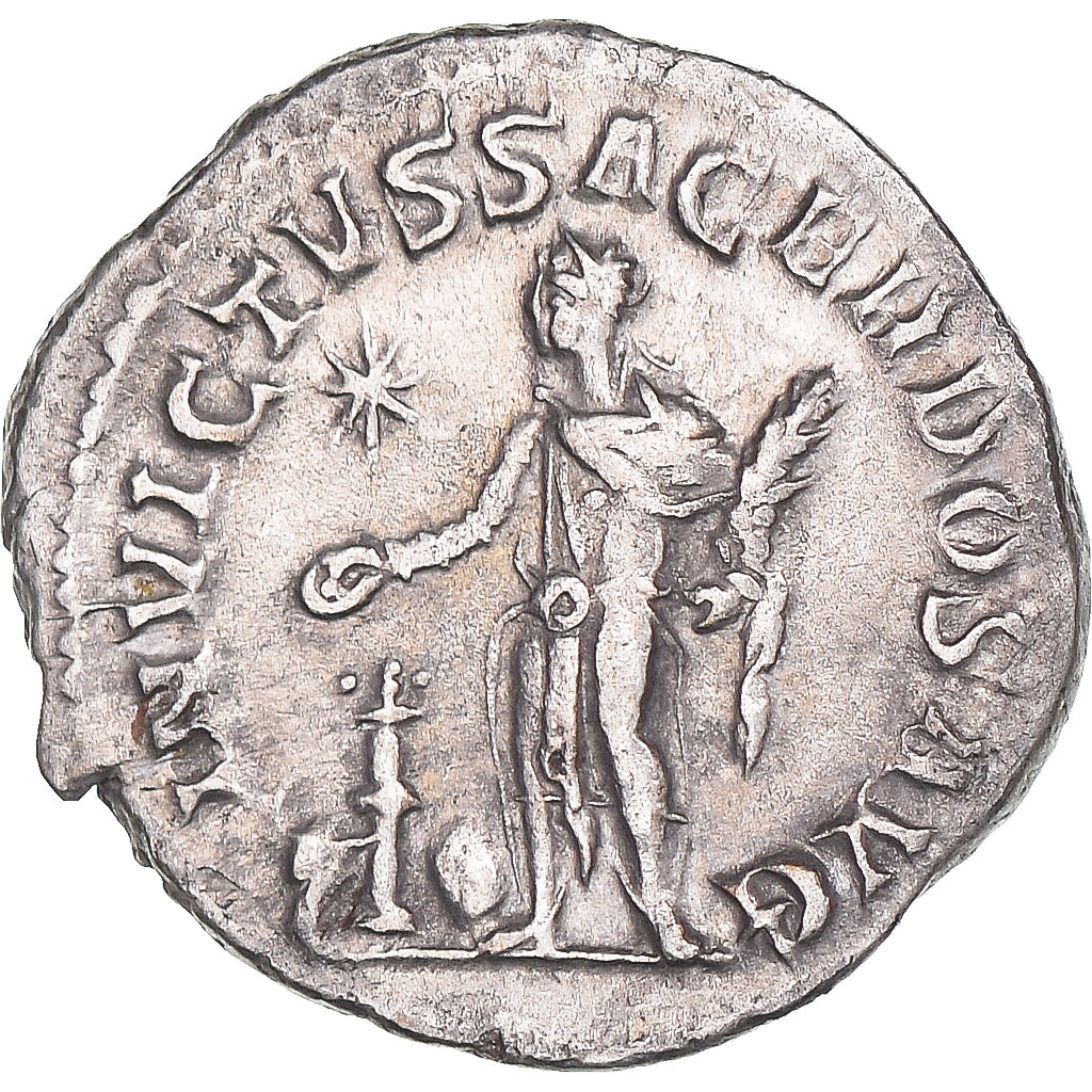 Moneta, Elagabalus, Denarius, 222, Rome, SPL-, Argento, Cohen:61