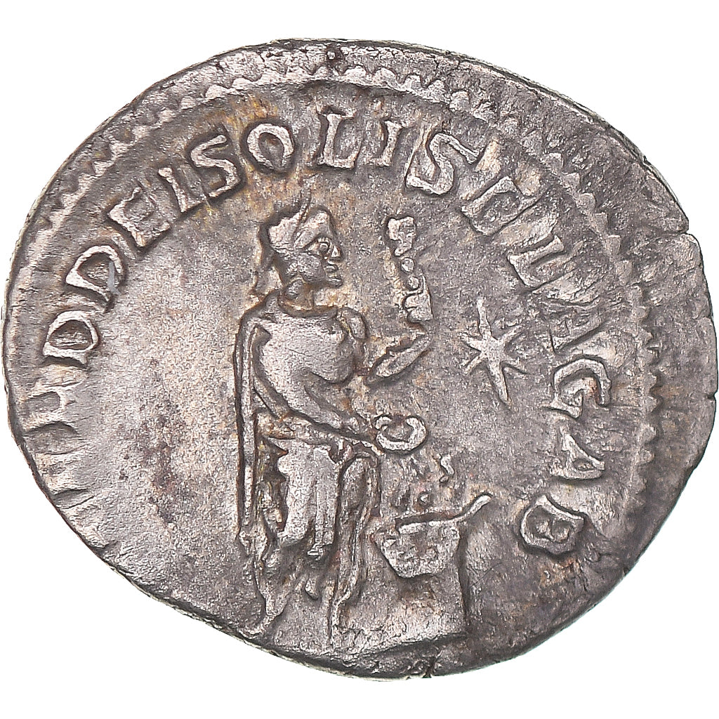 Coin, Elagabalus, Denarius, 221, Rome, AU(50-53), Silver, RIC:131