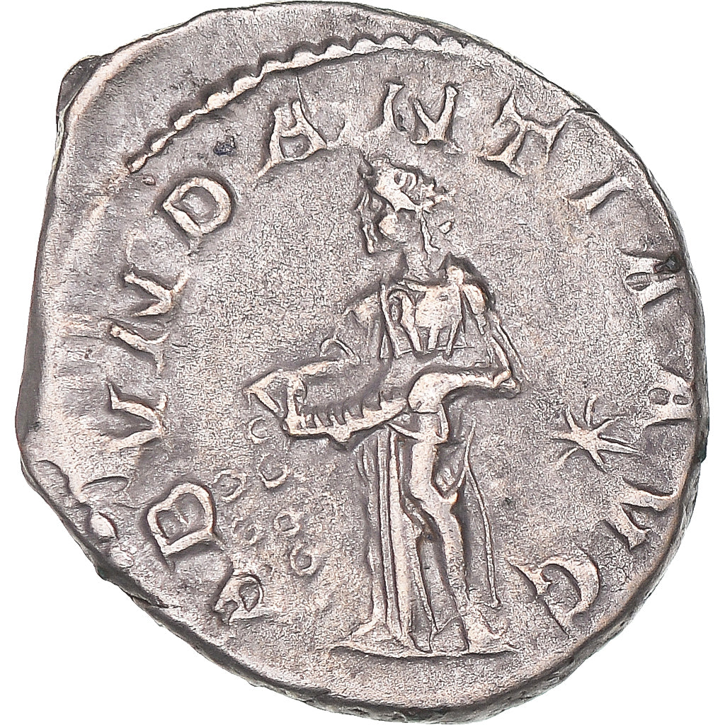 Moneta, Elagabalus, Denarius, 220, Rome, BB+, Argento, RIC:56