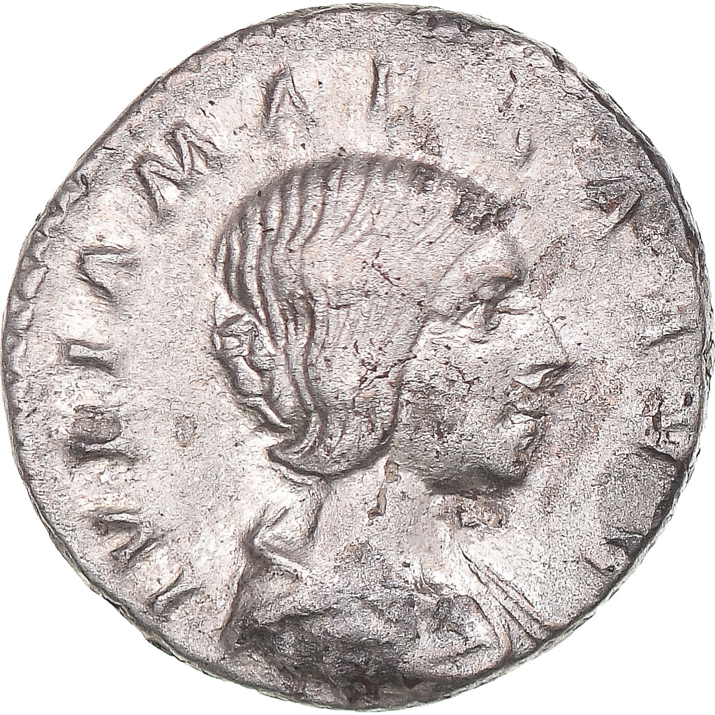 Moneda, Julia Maesa, Denarius, 218-222, Rome, MBC+, Plata, RIC:272