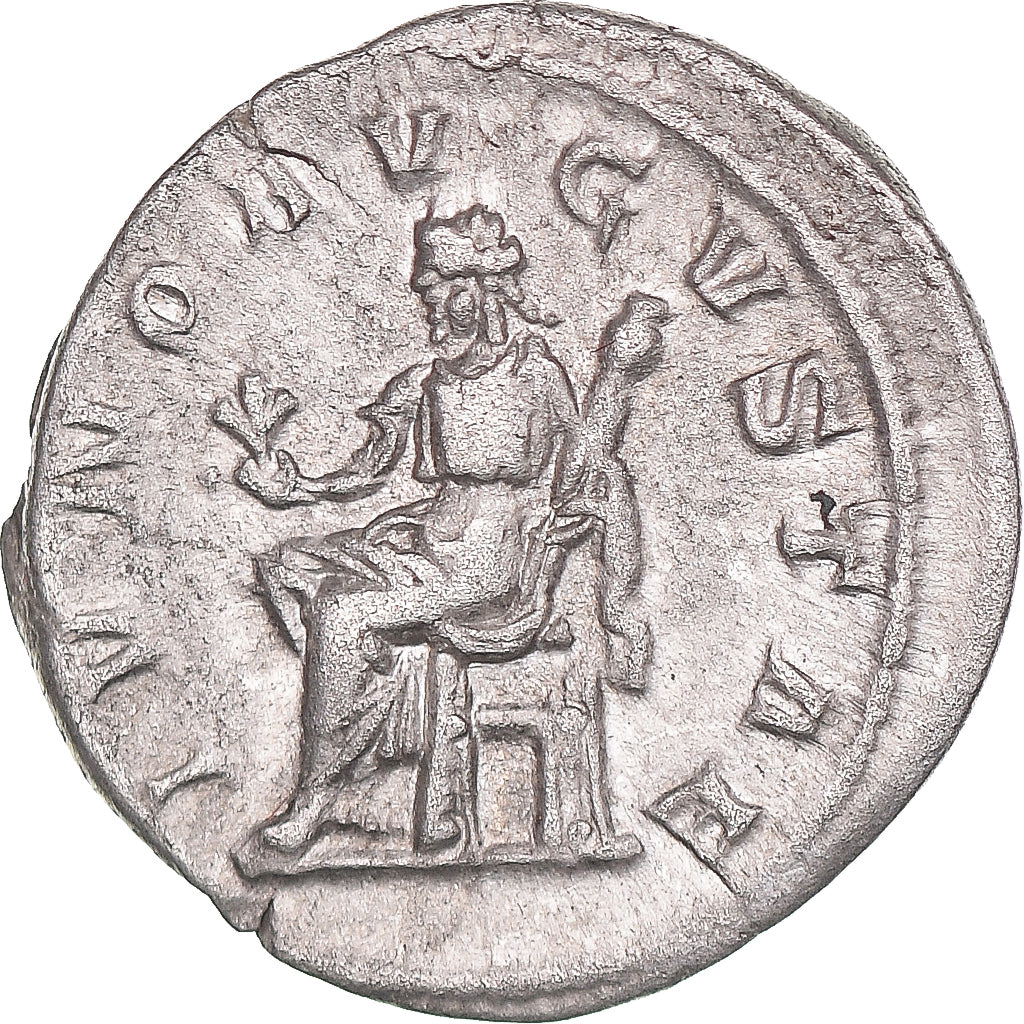 Moneda, Julia Mamaea, Denarius, 225-235, Rome, EBC+, Plata, RIC:341