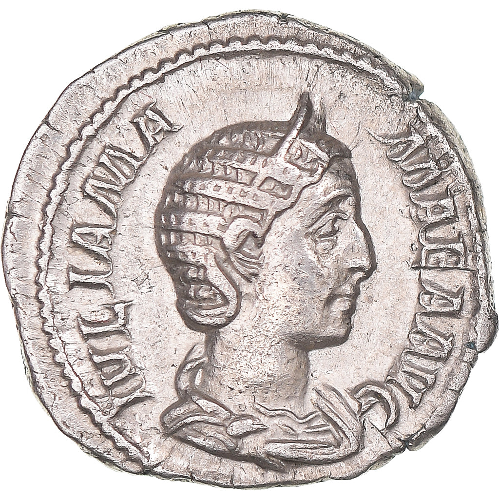 Moneda, Julia Mamaea, Denarius, 225-235, Rome, EBC+, Plata
