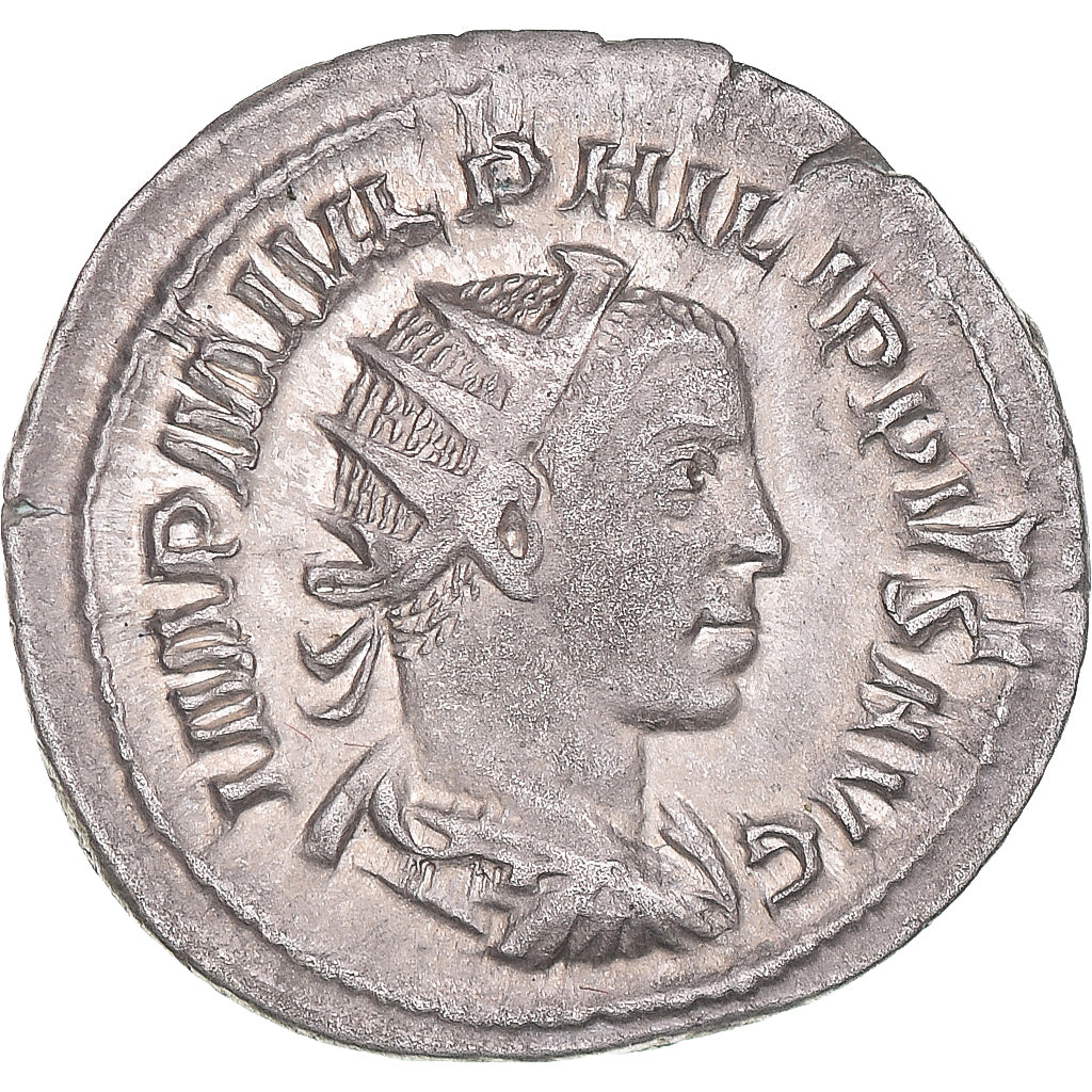 Coin, Philip II, Antoninianus, 247, Rome, MS(63), Billon, RIC:227