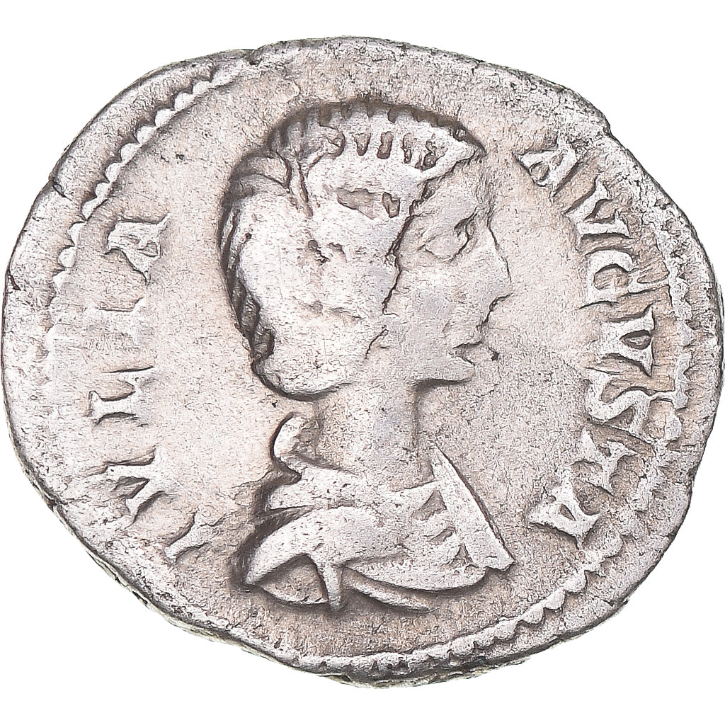 Moneda, Julia Domna, Denarius, 196-211, Rome, BC+, Plata, RIC:551