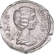 Coin, Julia Domna, Denarius, 196-211, Rome, AU(50-53), Silver, RIC:574
