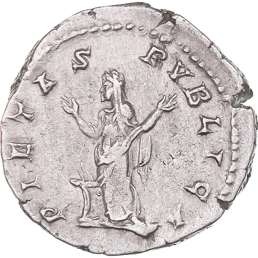Coin, Julia Domna, Denarius, 196-211, Rome, AU(50-53), Silver, RIC:574