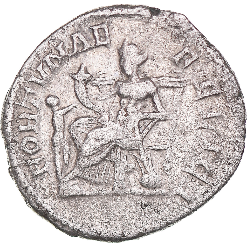 Coin, Julia Domna, Denarius, 196-211, Rome, VF(20-25), Silver, RIC:554